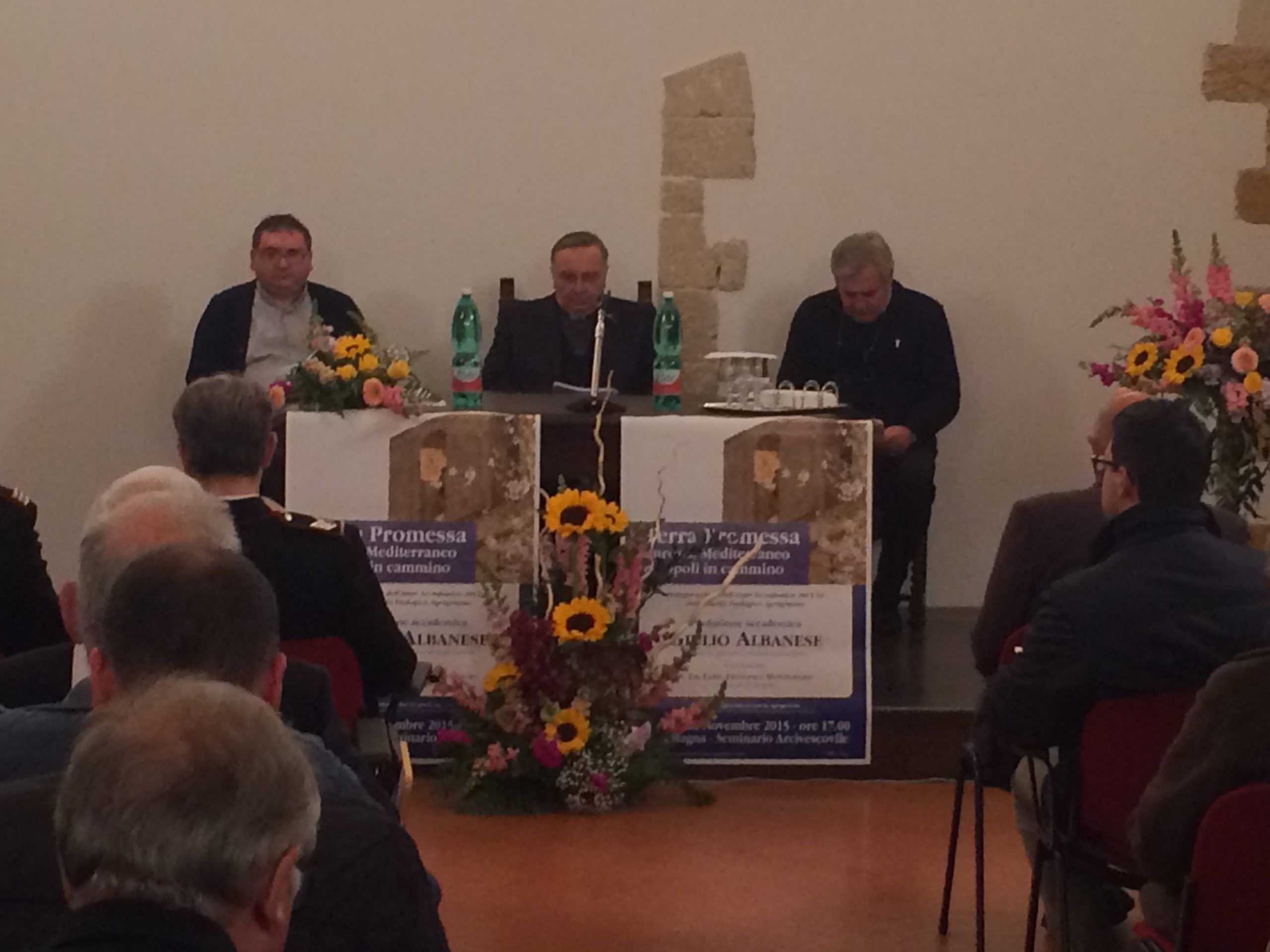 Prolusione, Anno-Accademico 2015 dello Studio Teologico San Gregorio Agrigentino (foto Petrone)