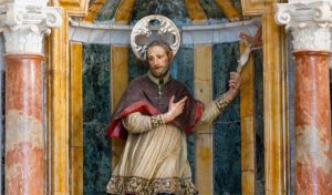 Statua di San Gerlando (Rocco Jacopelli), nell'omonima cappella della Cattedrale di Agrigento