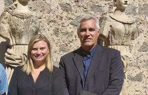 Il presidente Mauro Ungaro con Marilisa Della Monica 